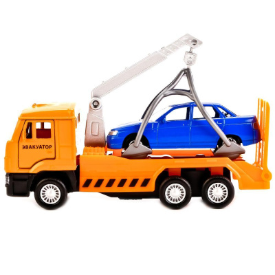 Металлическая машинка КамАЗ Эвакуатор Технопарк SB-16-27-A2-WB 01